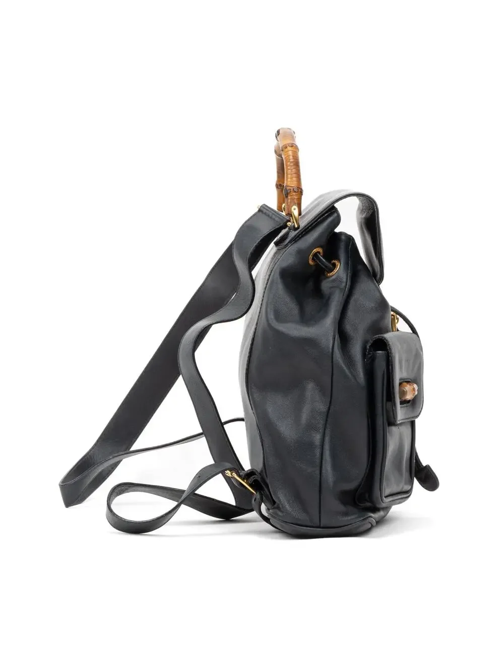 Gucci Vintage Bamboo Backpack Leather #287137G72B